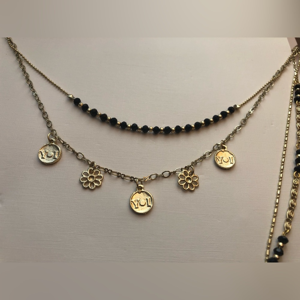 NWT 4 layer necklace set - Picture 2 of 7